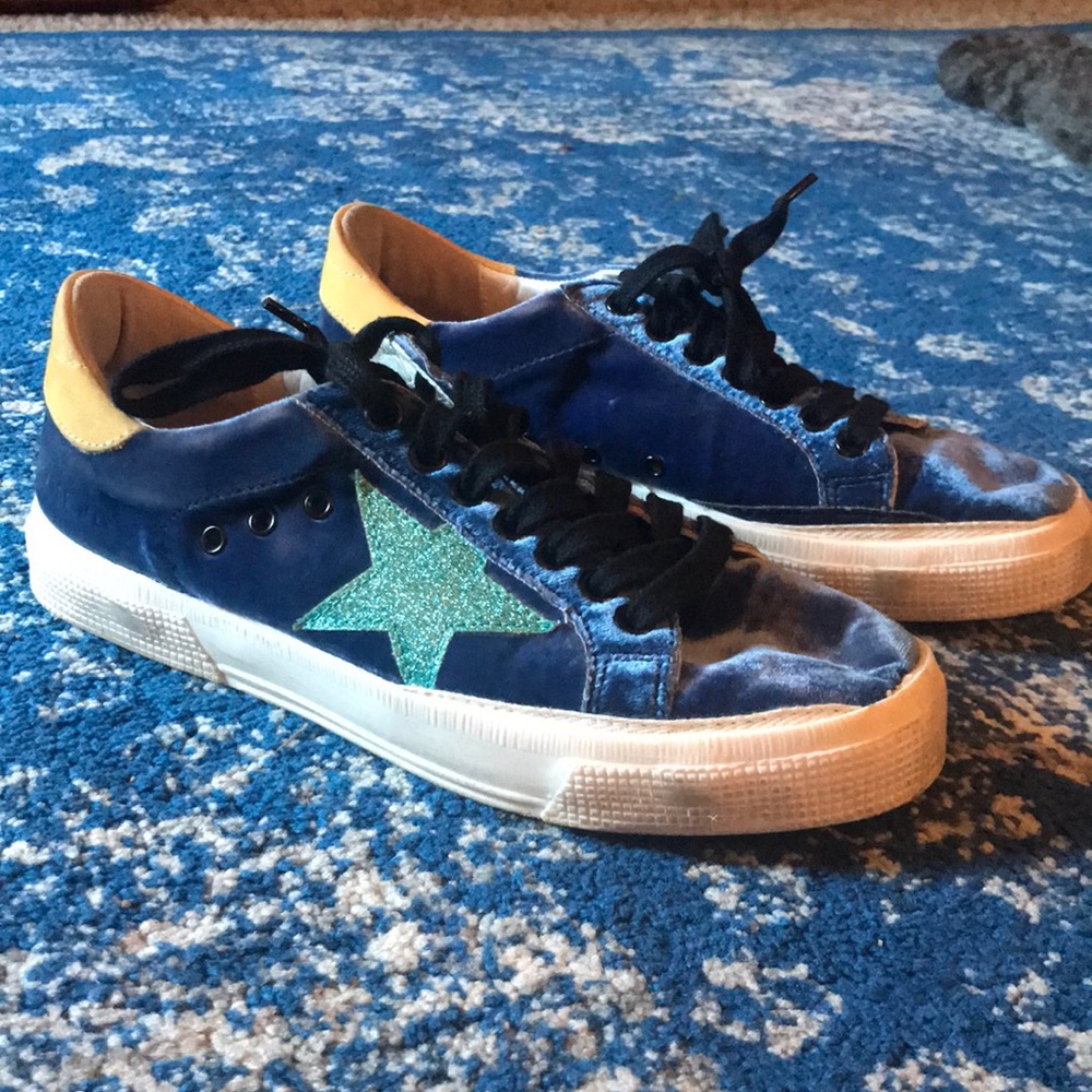 Golden Goose Velvet Sneakers